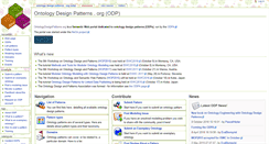 Desktop Screenshot of ontologydesignpatterns.org