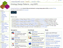 Tablet Screenshot of ontologydesignpatterns.org